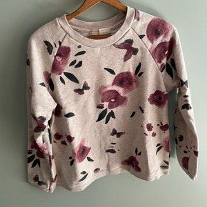 Zara Girls Floral Soft Cozy Sweater